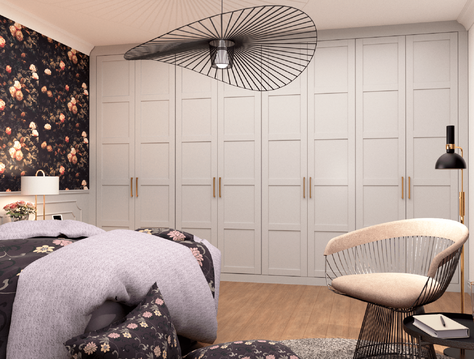 panneled-fitted-wardrobe